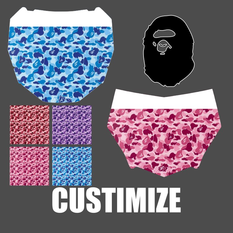 Custom Bape Plate Decal