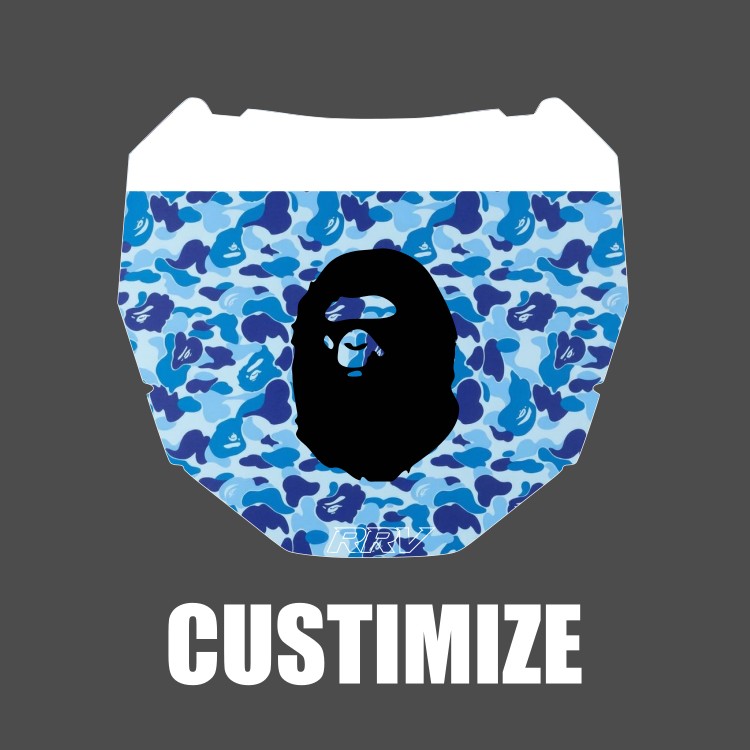 Custom Bape Plate Decal