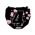 Cherry Blossom Motocutz X Odi Plate Decal