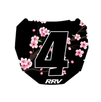 Cherry Blossom Motocutz X Odi Plate Decal