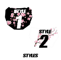Cherry Blossom Motocutz X Odi Plate Decal
