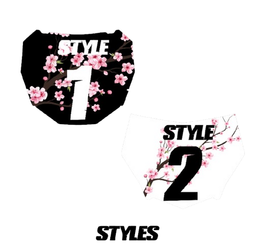 Cherry Blossom Motocutz X Odi Plate Decal