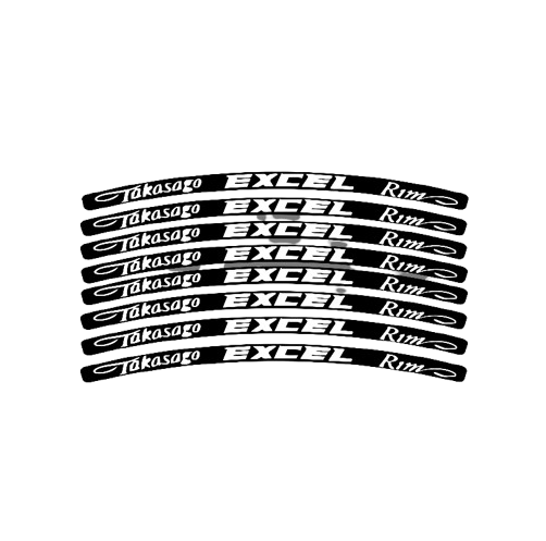 Excel Wheel Decals