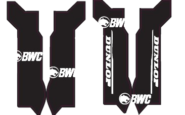 Eride pro fork guard decals