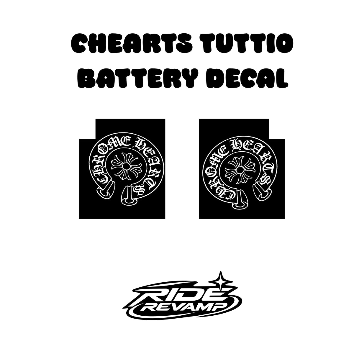 CHearts Tuttio Battery Decal
