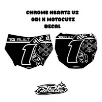 Chrome Hearts V2 Odi x Motocutz Plate Decal