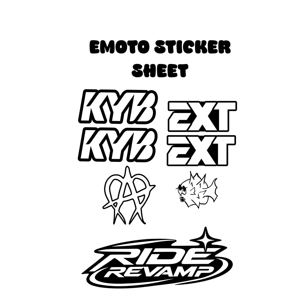 Emoto Sticker Sheet