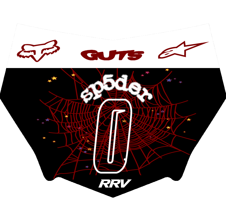 Motocutz Plate Decal Sp5der