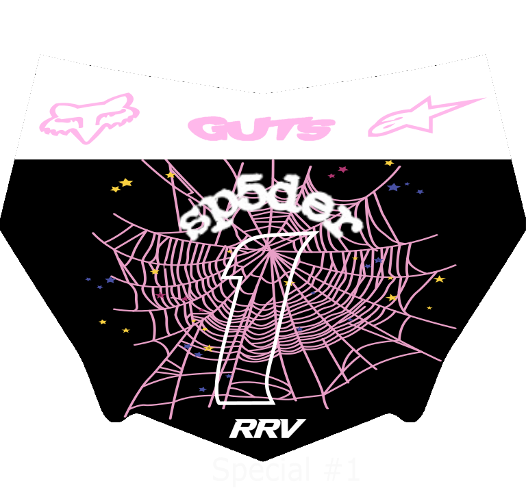 Motocutz Plate Decal Sp5der